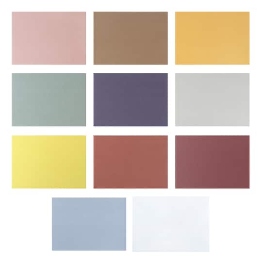 5" x 7" Mixed Solids Folded Card & Envelope Sets, 50ct. by Recollections™